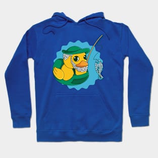 Funny Fisherman Rubber Ducky Hoodie